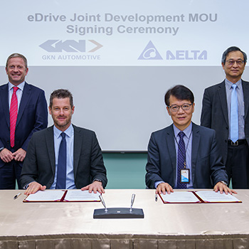 GKN Automotive and Delta Electronics Inc. collaborate  to accelerate development of next-generation eDrive technology