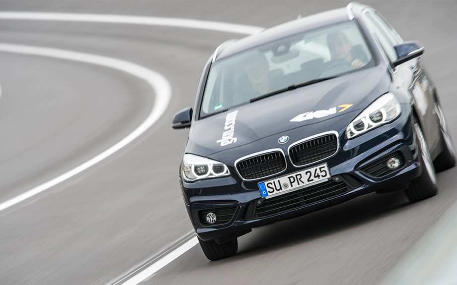 BMW 2 Series test track