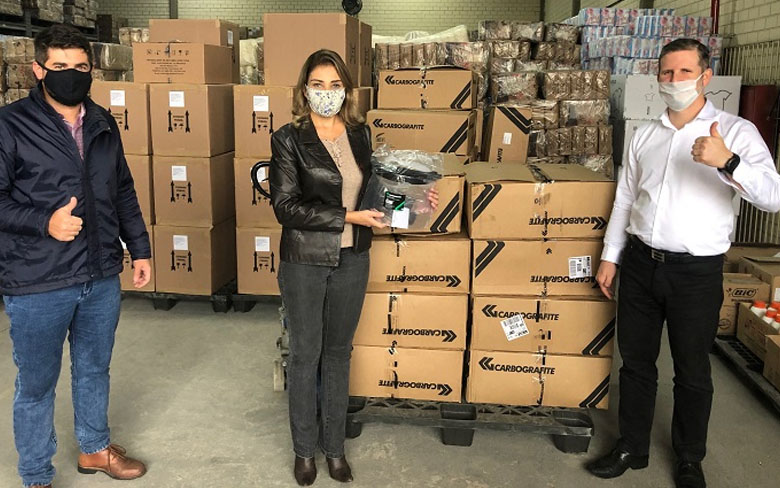 Porto Alegre team donate 400 protective masks to city’s Health Department