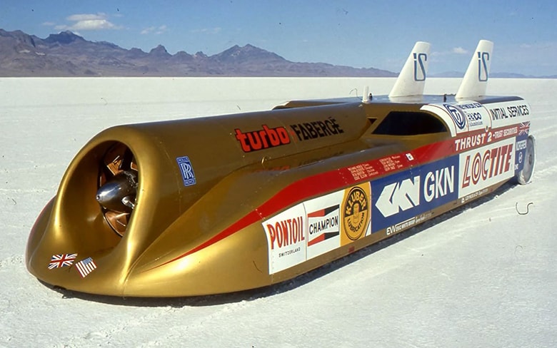 Thrust 2 at Black Rock Desert, October 1983