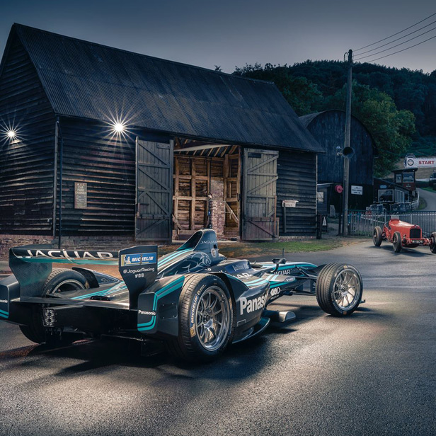 GKN and Panasonic Jaguar Racing set new electric car course record at world’s oldest motorsport venue