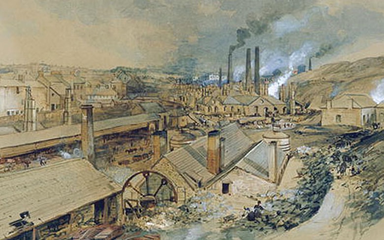 Dowlais Iron Co on 19 September 1759 in Dowlais, near Merthyr Tydfil in South Wales