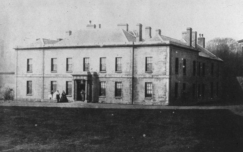 Dowlais House one time home to John and Lady Charlotte Guest C1860